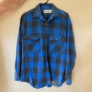 Blue/Black Flannel